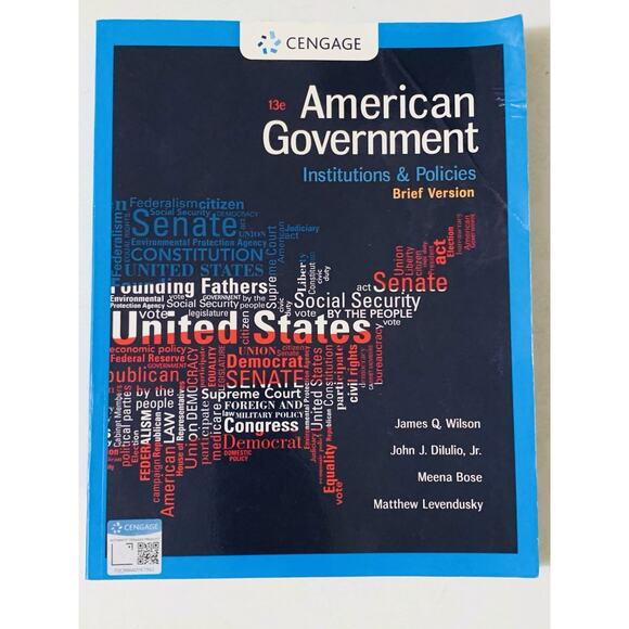 American Government: Institutions and Policies, Brief Version by Wilson, James - Picture 1 of 4